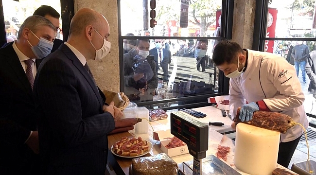 Bakan Karaismailoğlu'ndan pastırma esprisi