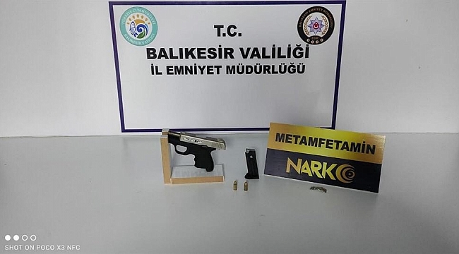 Balıkesir'de polisten uyuşturucu operasyonu
