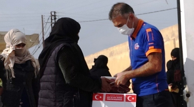 Barış Pınar'ında insani yardımlar sürüyor
