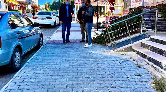 Başkan Atabay, ilçedeki çalışmaları yerinde denetledi