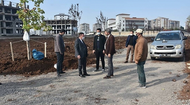 Başkan Beyoğlu park çalışmalarını inceledi