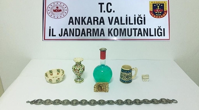 Başkent'te tarihi eser operasyonu