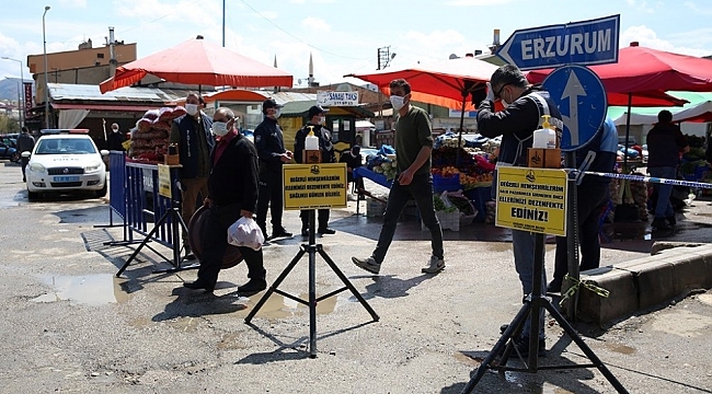 Bayburt'ta Covid-19 denetimleri