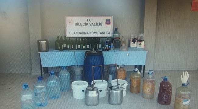 Bilecik'te kaçak içki operasyonu
