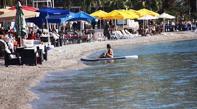 Bodrum'da Kasım ayında deniz keyfi