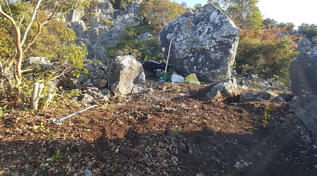 Bursa'da kaçak kazı yapan şahıslara suçüstü