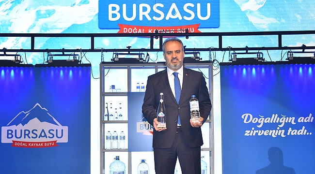 Büyükşehir’in yeni markası ‘Bursa Su’