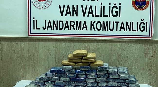 Çaldıran'da 44 kilo uyuşturucu ele geçirildi