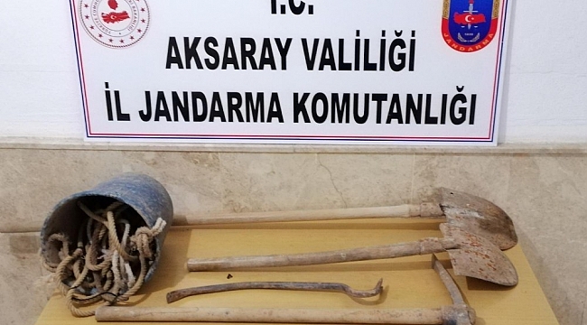 Defineciler kaçak kazı yaparken 2. kez jandarmaya suçüstü yakalandı