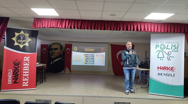 Denizli'de 727 anne uyuşturucu ve bağımlılığa karşı bilinçlendirildi