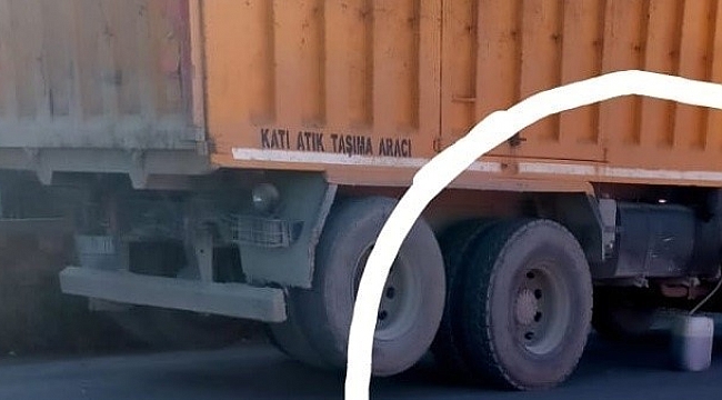 Deprem konutlarının yapımında kullanılan kamyondan mazot çalındı