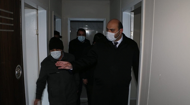 Deprem ve yangında evini kaybetti, Belediye sahip çıktı
