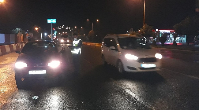 Dörtyol'da trafik ve maske denetimi