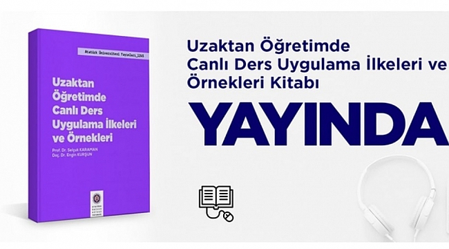 DPÜ'den "Uzaktan Eğitimde Canlı Ders" konulu kitaba destek