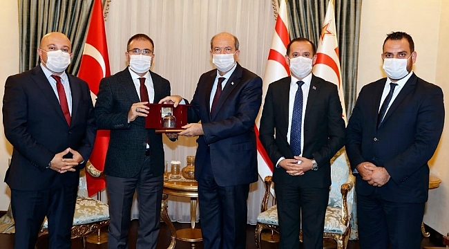 EkoAvrasya'dan Ersin Tatar'a hayırlı olsun ziyareti