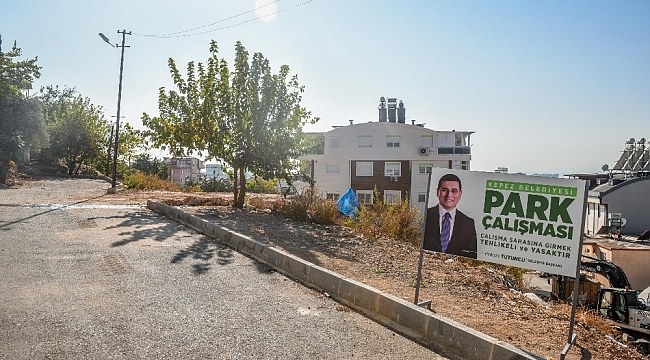 Erenköy'de çocukların istediği parkın yapımı başladı