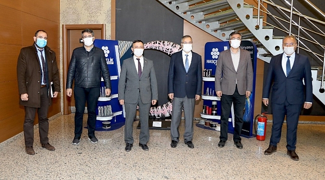 ERÜ Rektörü Çalış, Üniversite-Sanayi İşbirliği için ziyaretlerine devam ediyor