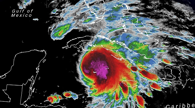 Eta fırtınası Florida’yı böyle vurdu