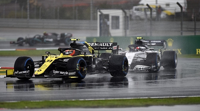 Formula 1'de sıralama turlarına yağmur engeli