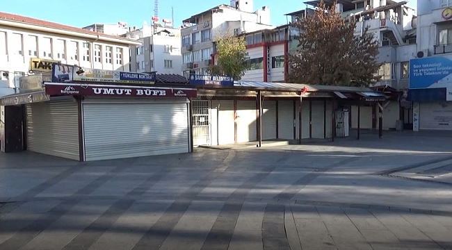 Gaziantep'in en kalabalık yerlerinde "kısıtlama" sessizliği