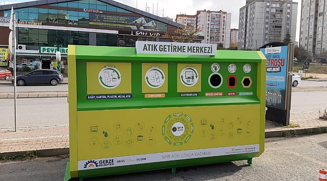 Gebze'ye mobil atık getirme merkezleri yerleştiriliyor
