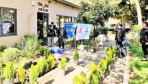 Gökdere Rotary'den fidan dikim etkinliği