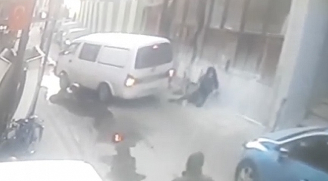 Görünmez kaza kameralara yansıdı
