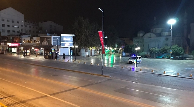Hafta sonu kısıtlaması Malatya'yı sessizliğe bürüdü