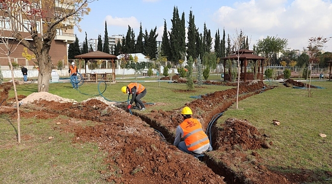 Haliliye'de parklara güvenlik kameraları kuruluyor
