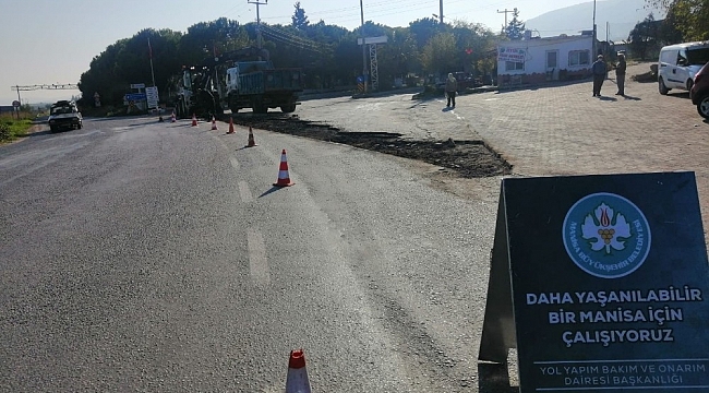 Halitpaşa'da sıcak asfalt başladı