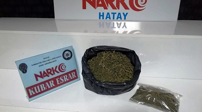 Hatay'da uyuşturucu operasyonu: 2 gözaltı