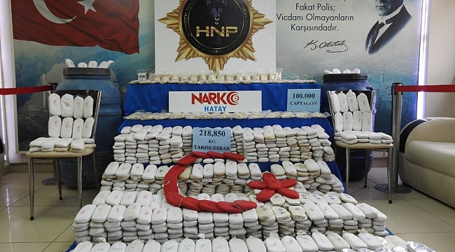 Hatay'da uyuşturucu operasyonu