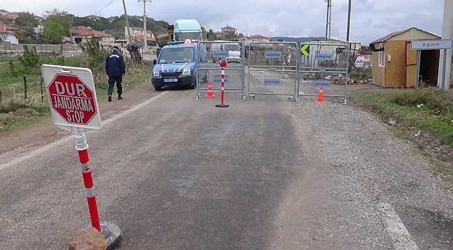Havran'da bir mahalle karantina altına alındı