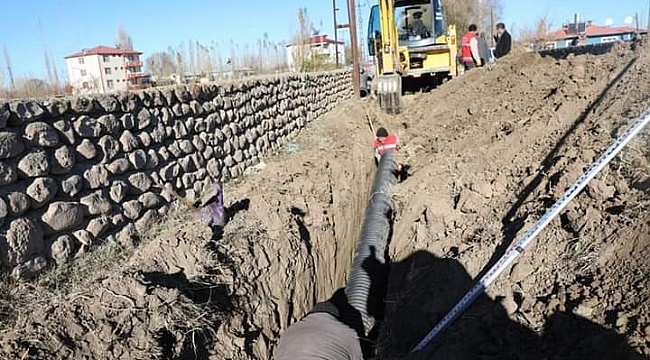 Iğdır'da alt yapı çalışmaları devam ediyor
