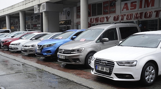 İkinci el araç piyasasında durgunluk yaşanıyor