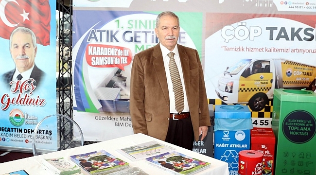 İlkadım'da atıklar kaynağında ayrıştırılarak çöpe gitmeyecek