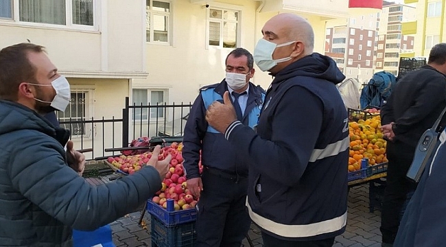 İlkadım'da pazarlara sıkı denetim: 3 pazarcıya ceza