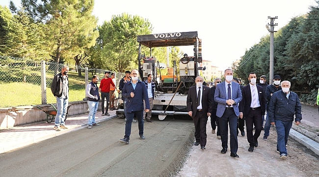 İnegöl Belediyesi çalışıyor
