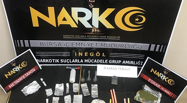 İnegöl polisi uyuşturucu tacirlerine göz açtırmıyor
