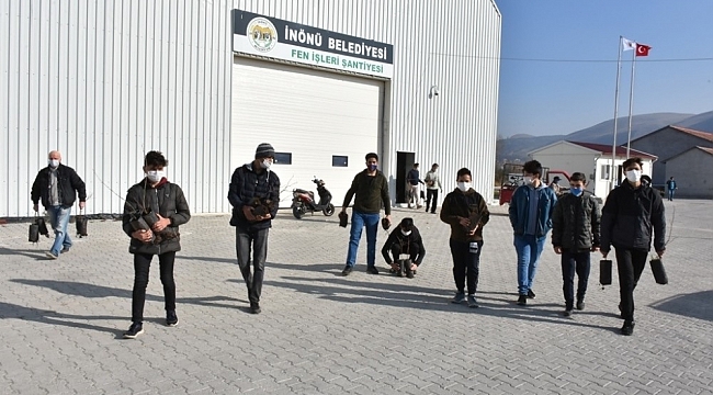 İnönü Belediyesi'nden ağaçlandırma seferberliği