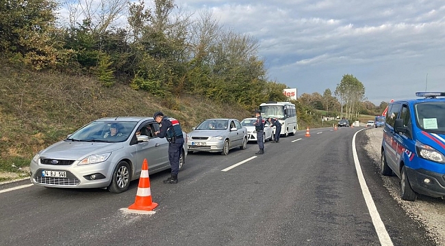 Jandarmadan korona virüs denetimi