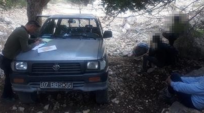 Kaçak avcılara 8 bin lira ceza uygulandı.