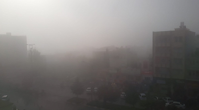 Kahta'da etkili olan sis yaşamı olumsuz etkiledi