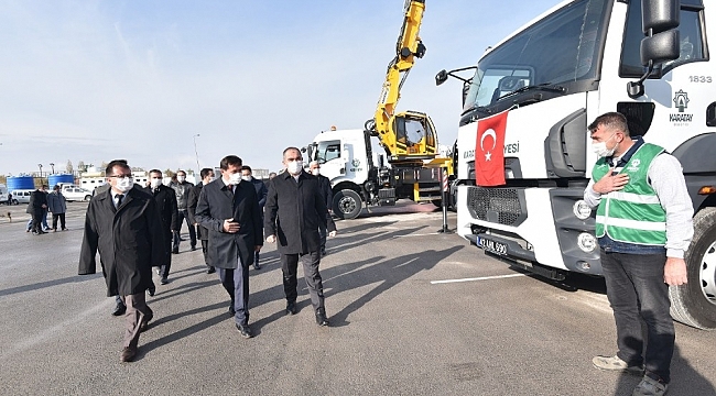 Karatay Belediyesi araç filosuna 15 yeni araç dahil etti