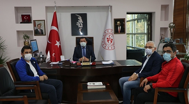 Karate Antrenörlerinden Kabakçı'ya ziyaret