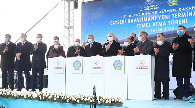Kayseri Havaalanı Yeni Terminal Binası'nın temeli atıldı