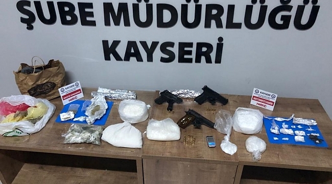 Kayseri'de uyuşturucu operasyonu: 7 gözaltı