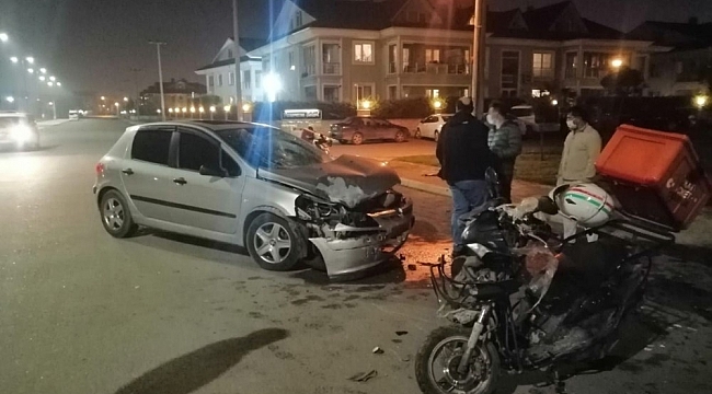 Kazada ağır yaralandı yoğun bakımda yer olmayınca Bolu'ya sevk edildi