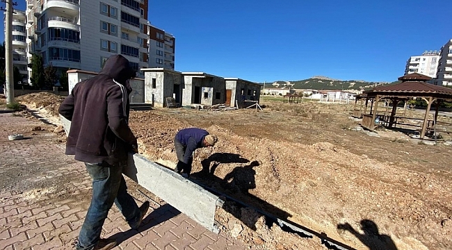 Kent Parkta çalışmalar devam ediyor
