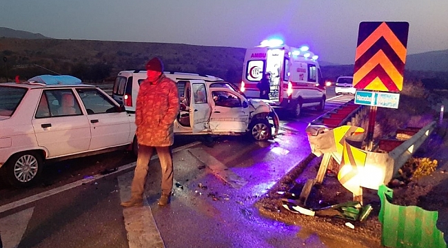 Kırıkkale'de trafik kazası: 3 yaralı